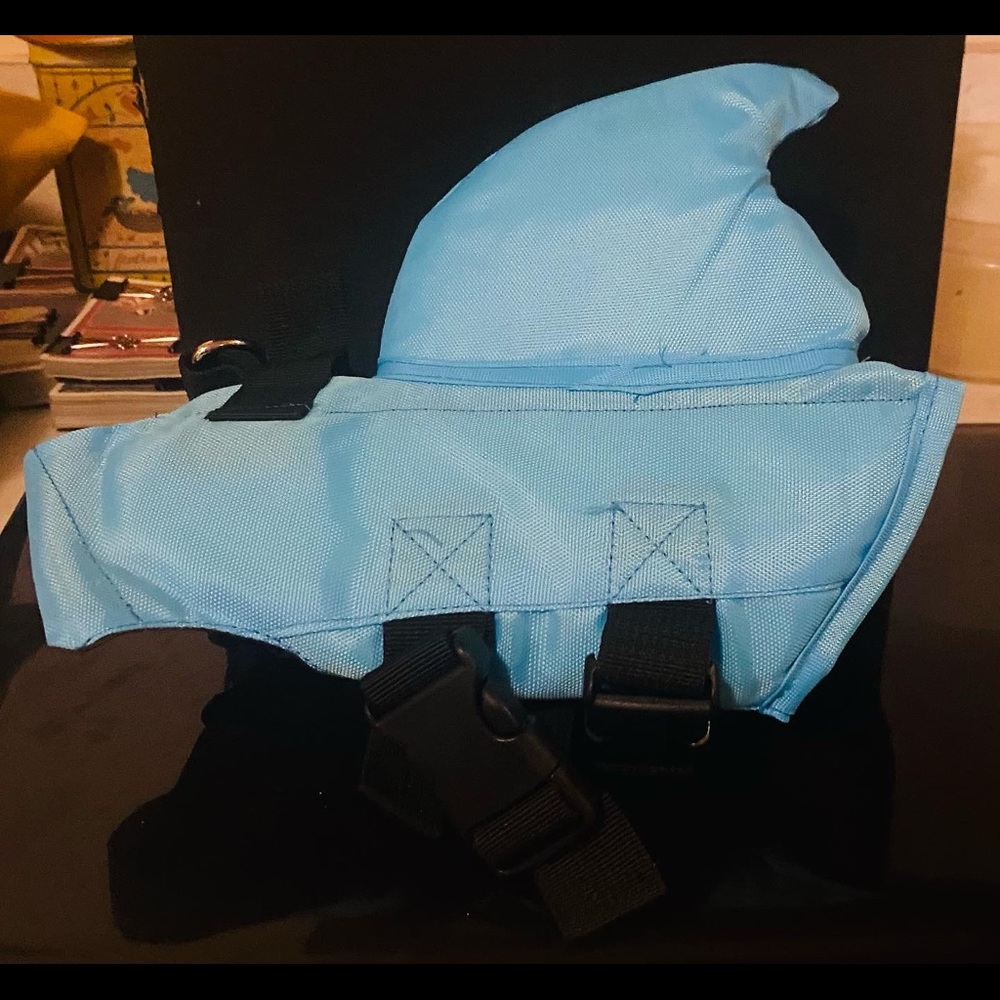 Shark Dog Life Jacket Safety Clothing Pet Life Vest Summer Dog Swimming Clothe